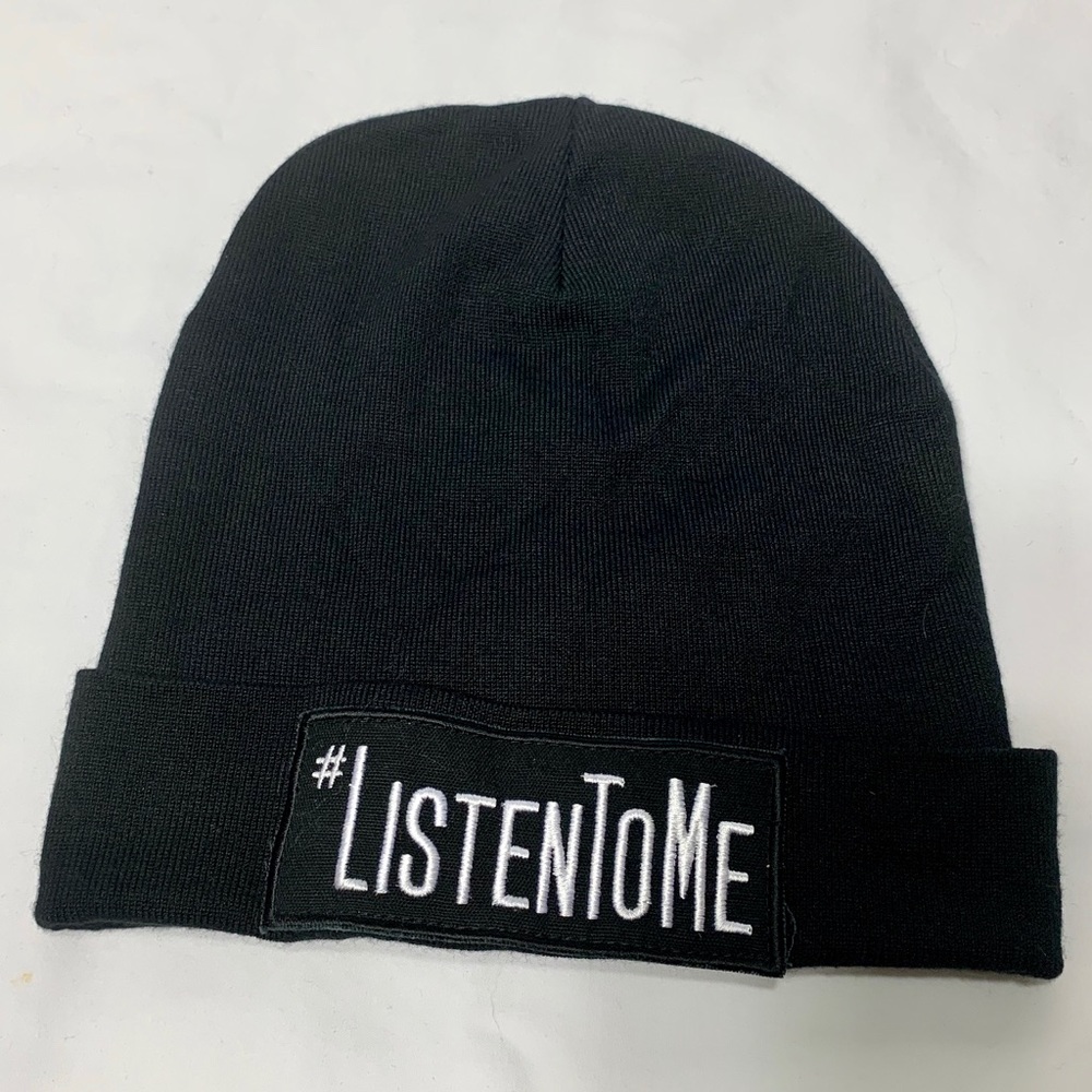 Parasuco « #listentome » black toque / beanie